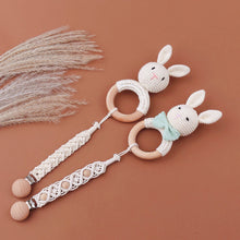Load image into Gallery viewer, Wooden Rattle Toy Gift Set | Baby Bunny
