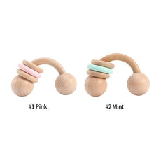 Load image into Gallery viewer, Half Ring Baby Beach Toy | Wooden Teether Ring
