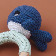 Load image into Gallery viewer, Wooden Rattle Toy Gift Set | Baby Whale
